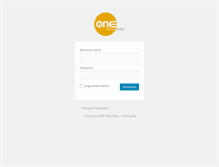 Tablet Screenshot of community.one-next-step.de